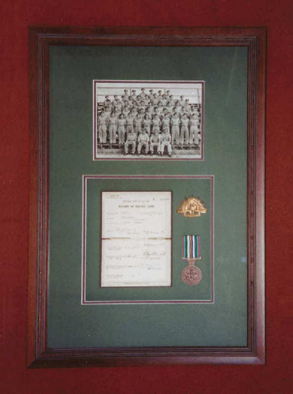 Photo, Service Card, Badge and Medal