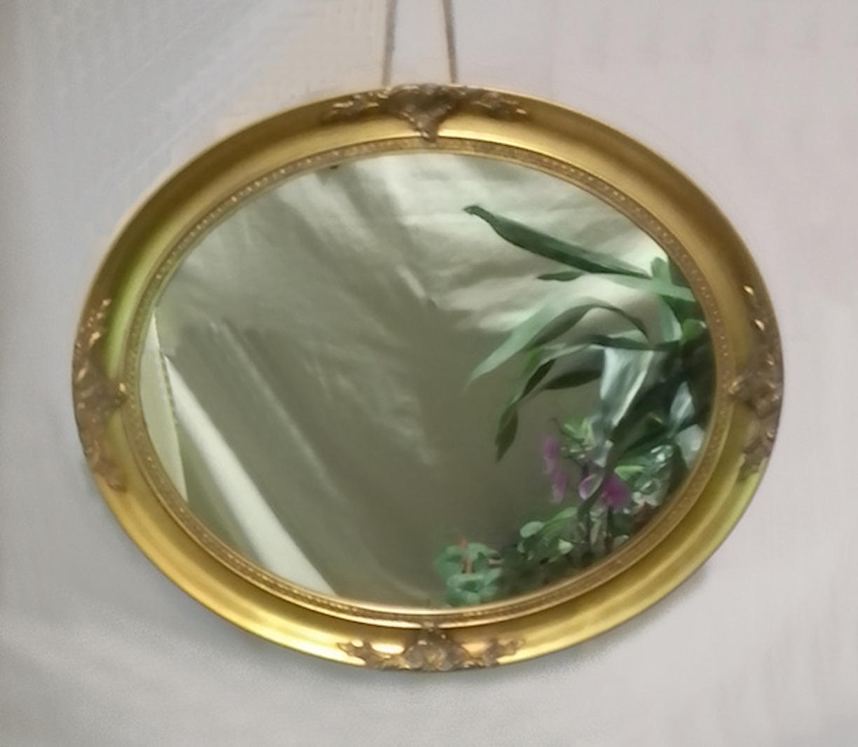 Kosnar Gilded framed Oval Mirror