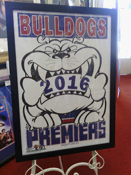 Bulldogs 2016 Premiership WEG-ART Poster