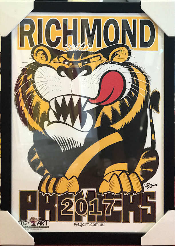 Tigers 2017 Premiership WEG-ART Poster